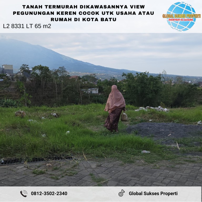 Tanah View Gunung Dan Citylight Cocok Utk Bangun 