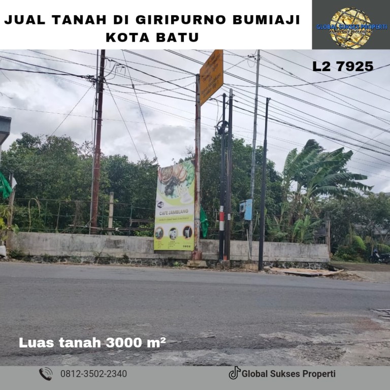 Tanah kebun luas SDH SHM di Bumiaji Batu 