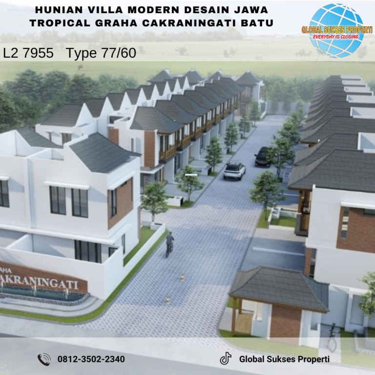 Villa Modern Desain Java Tropis Lokasi di Graha 