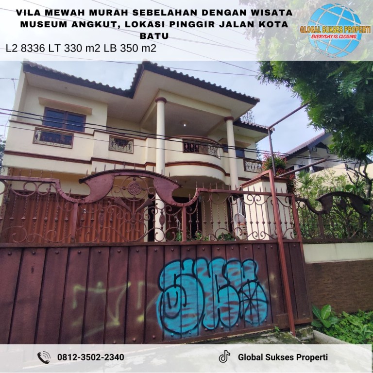 Villa mewah tengah kota dekat museum angkut kota 