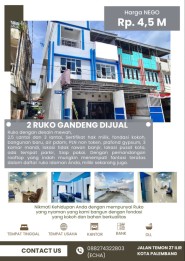 2 RUKO GANDENG DIJUAL