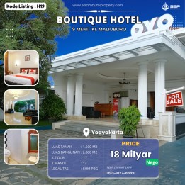 BOUTIQUE HOTEL 9 MENIT KE MALIOBORO JOGJA KOTA