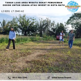 BU Tanah Super Luas Harga Termurah Potensial Area Jatimpark Batu