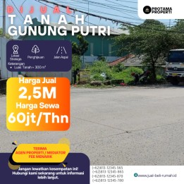 DIJUAL TANAH GUNUNG PUTRI