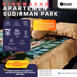 DISEWAKAN APARTEMEN SUDIRMAN PARK