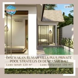 DISEWAKAN VILA LENGKAP FURNISHED PERTAHUN HARGA ISTIMEWA DI DENPASAR BALI.