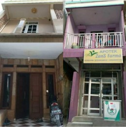 Dijual 2 unit, 1 Rumah Minimalis 1 Rumah Toko Hunian Strategis Bebas Banjir