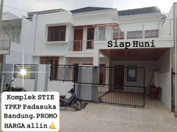 Rumah dijual Murah 2 Lantai Lokasi Strategis Lingkungan Asri Padasuka Bdg