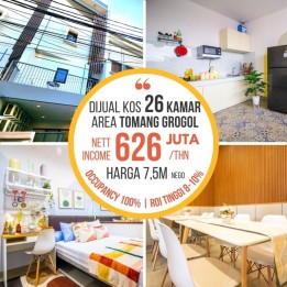 Dijual Rumah Kost Tomang Citrine Residence, Jakarta Barat