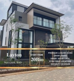 Dijual Rumah Mewah di Cluster Layton, Nava Park BSD City