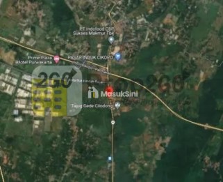 Dijual Tanah Kosong di Raya Cikopo, Purwakarta