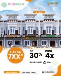 Dijual Villa 2,5 Tingkat di Komplek Mentari Greenwich Jalan Letda Sujono