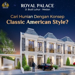 Dijual Villa di Komplek Royal Palace Jalan Budi Luhur No. 62 - Medan