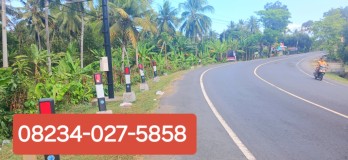 Dijual tanah 1,7 hektar jl Denpasar-Gilimanuk Melaya Jembrana Bali