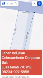 Dijual tanah bonus bangunan jl Cokroaminoto Denpasar Ubung dkt jl Kargo