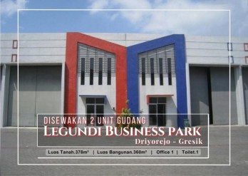 Disewakan 2 Unit Gudang Jejer di Pergudangan Legundi Business Park, Driyore