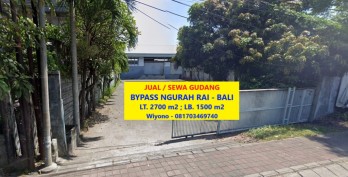 Disewakan Gudang Bypass Ngurah Rai Bali Ada Jaringan Plug Reefer Container 