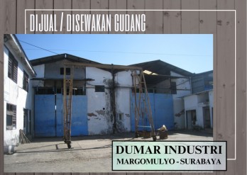 Sewa Gudang Siap Guna di Dumar Industri Margomulyo, Surabaya.