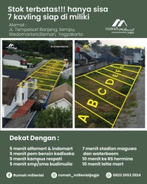 JUAL TANAH KAVLING SERBAGUNA COCOK BUAT RUMAH TINGGAL DAN INVESTASI !!!