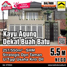 Jual Rumah Strategis di Kayu Agung dekat Buah Batu