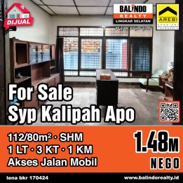 Jual Rumah Strategis di Sayap Kalipah Apo