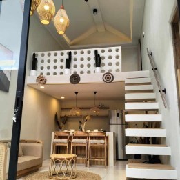 Jual Villa Mezanin Canggu Berawa Full Furnished 2 Kamar