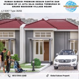 PROMO RUMAH BARU MINIMALIS HARGA BAIK DI PARON KABUPATEN NGAWI.