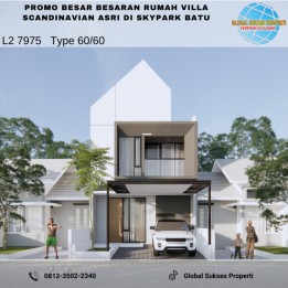 Promo Termurah 5 Unit Villa di Skypark Resort Kota Batu