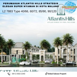 Promo rumah baru Atlantis Hills Dau Malang