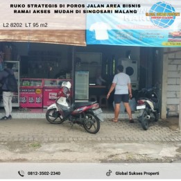 RUKO BAGUS MINIMALIS HARGA BAIK DI SINGOSARI KABUPATEN MALANG.