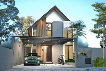 RUMAH  MURAH, DESAIN MEZZANINE, FREE PAJAK DI NGAGLIK, SLEMAN