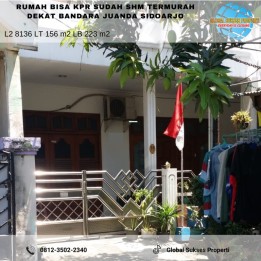 RUMAH BAGUS 2 LANTAI HARGA BAGUS DI WARU KABUPATEN SIDOARJO.