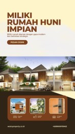 RUMAH DENGAN KENYAMANAN MODERN DI SEKITAR UII, JOGJA