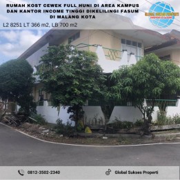 RUMAH KOST PUTRI BAGUS HARGA ISTIMEWA DI LOWOKWARU KOTA MALANG.