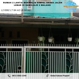 Rumah 2 Lantai Minimalis Strategis di Sawojajar 2 Malang