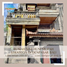 Rumah 3 Lantai Strategis Murah Siap Huni si Denpasar Bali