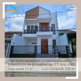 Rumah Baru Modern Minimalis Cocok Utk Keluarga Muda Di Kota Malang