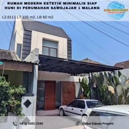 Rumah Baru Murah Minimalis Modern di Sawojajar Malang