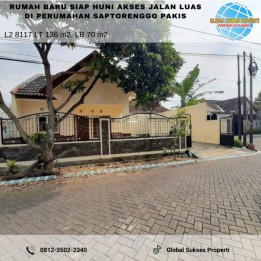 Rumah Baru Siap Huni Minimalis Modern di Pakis Malang