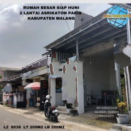 Rumah Besar 2 Lantai siap huni di asrikaton Pakis Malang