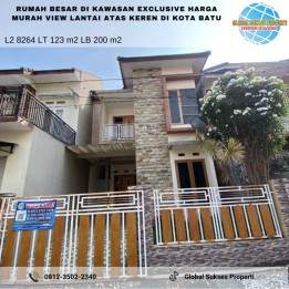 Rumah Besar Exclusive Lingkungan Aman Nyaman View Pusat Kota Batu