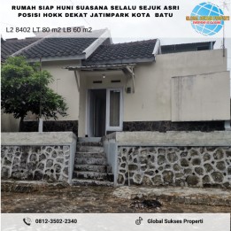 Rumah Hook Siap Huni Hawa Sejuk Cocok Utk Vila Dekat Jatimpark2