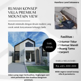 Rumah Konsep Villa Premium Mountain View