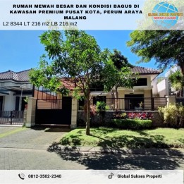 Rumah Mewah Bagus dan Besar Strategis di Blimbing Malang