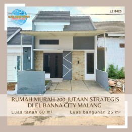 Rumah Minimalis Murah Strategis 200 Jutaan di EL BANNA CITY Malang