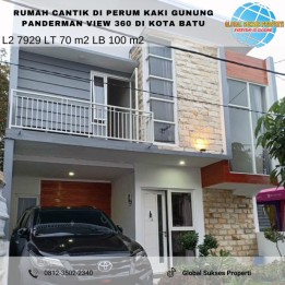 Rumah Modern Minimalis View Gunung Panderman Kota Batu