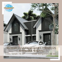 Rumah Modern Strategis Murah di AYASKARA Kedungkandang Malang