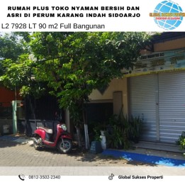 Rumah Murah Plus Toko Untuk Usaha Free Ac Di Gedangan Sidoarjo