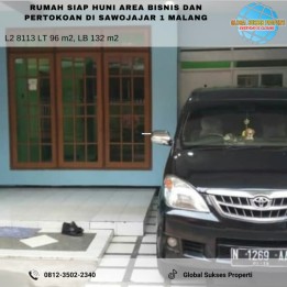 Rumah Siap Huni Akses Mobil Dekat Kawasan Bisnis di Kota Malang