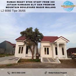 Rumah Start 300 Jutaan Mewah Kawasan Elit Mountain Boulevard Wagir